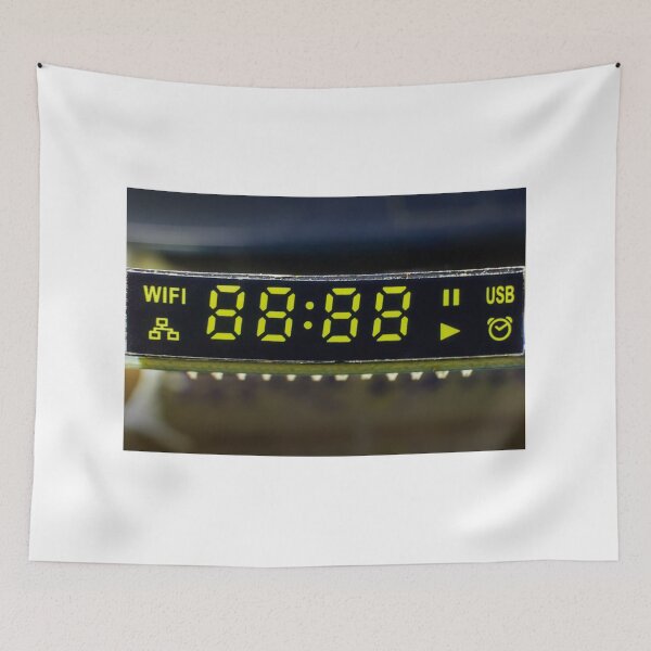 Item preview, Digital LED Seven-Segment Display Panel With WiFi, USB Icons and Timer Readout designed and sold by Nmallia.