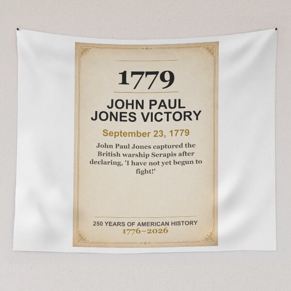 Item preview, America 250 | John Paul Jones Victory | 1779 designed and sold by ariksworld.
