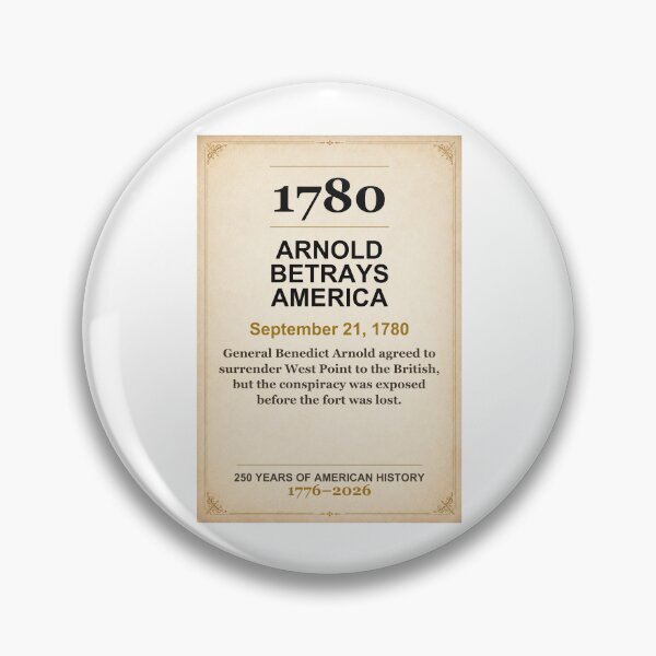 Item preview, America 250 | Arnold Betrays America | 1780 designed and sold by ariksworld.