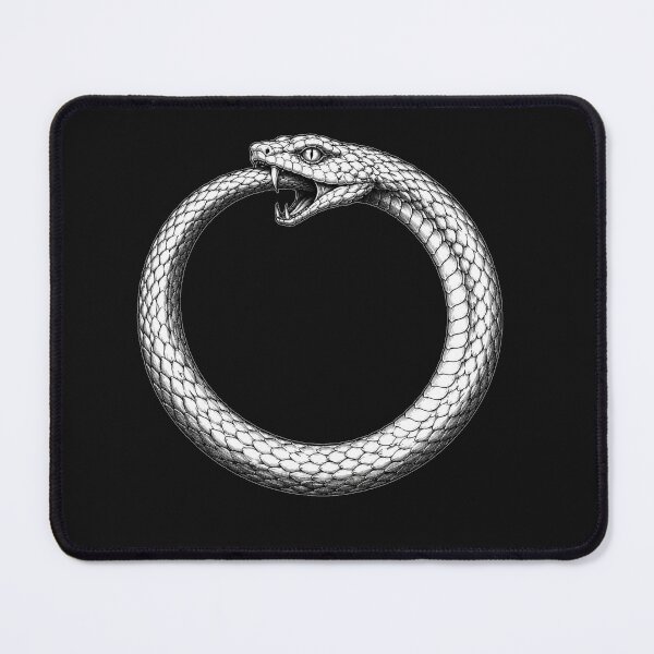Item preview, Ouroboros Serpent – Eternal Circle Symbol Illustration designed and sold by Express Culture.