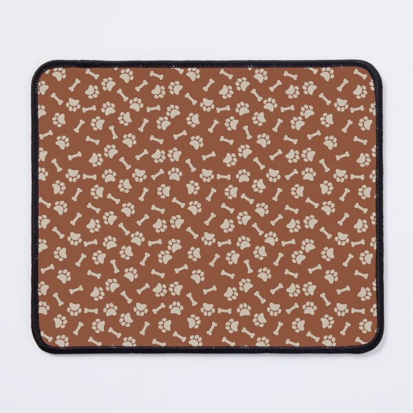 Item preview, Copper And Sand Dog Paw And Bone Pattern designed and sold by pattern-archive.