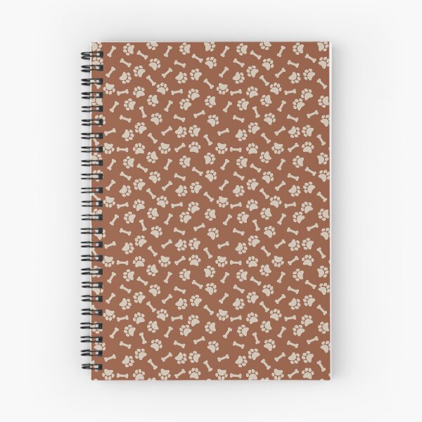 Item preview, Copper And Sand Dog Paw And Bone Pattern designed and sold by pattern-archive.