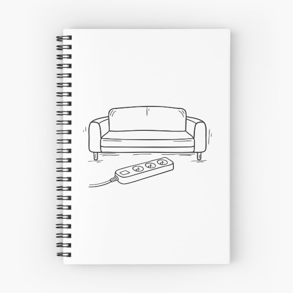 Item preview, A plug extension placed beneath a sofa cushion designed and sold by rasagamastore.