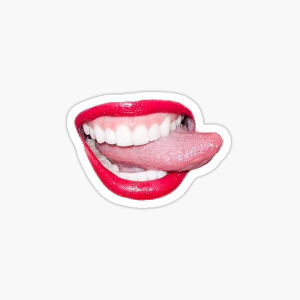 Miley Cyrus Tongue Sticker