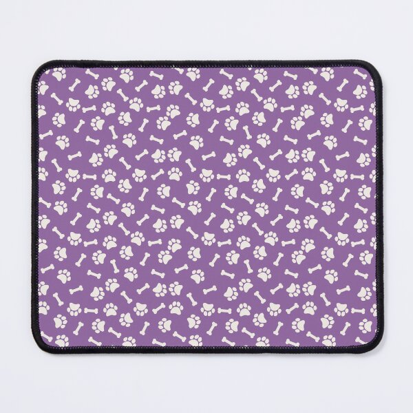 Item preview, Purple And Cream Dog Paw And Bone Pattern designed and sold by pattern-archive.