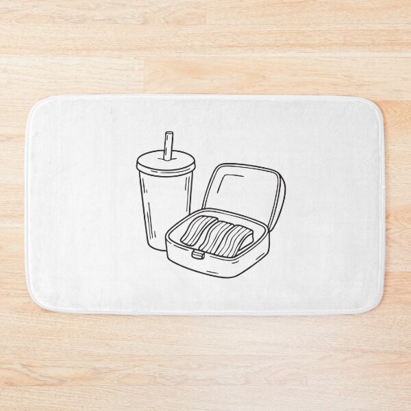Item preview, A slice of unagi inside a lunchbox with a cold drink nearby designed and sold by rasagamastore.