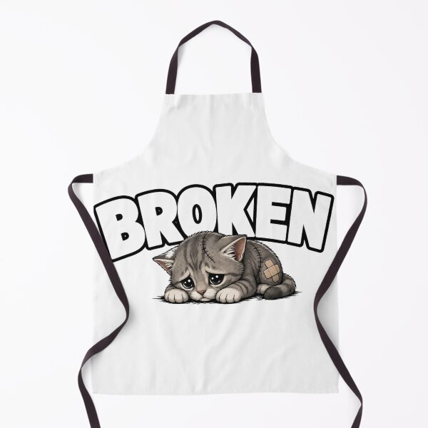 Item preview, broken cat designed and sold by Brejko.