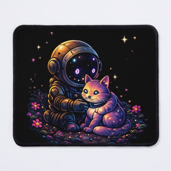 Item preview, Cosmic Cat and Lonely Astronaut designed and sold by Houldi.