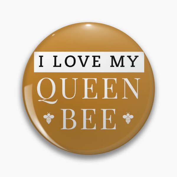 Item preview, I Love My Queen Bee – Bold Beekeeping Typography Art for Hive Enthusiasts designed and sold by Hello Hobbies.