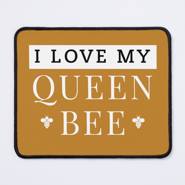 Item preview, I Love My Queen Bee – Bold Beekeeping Typography Art for Hive Enthusiasts designed and sold by Hello Hobbies.