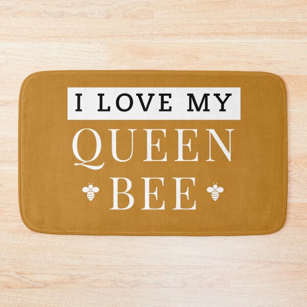 Item preview, I Love My Queen Bee – Bold Beekeeping Typography Art for Hive Enthusiasts designed and sold by Hello Hobbies.