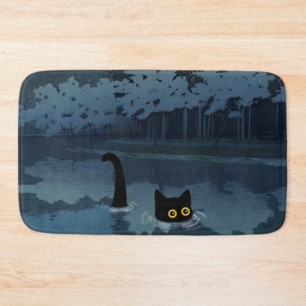 Item preview, Cat in Spring Evening at Inokashira Park designed and sold by PurrfectHome.