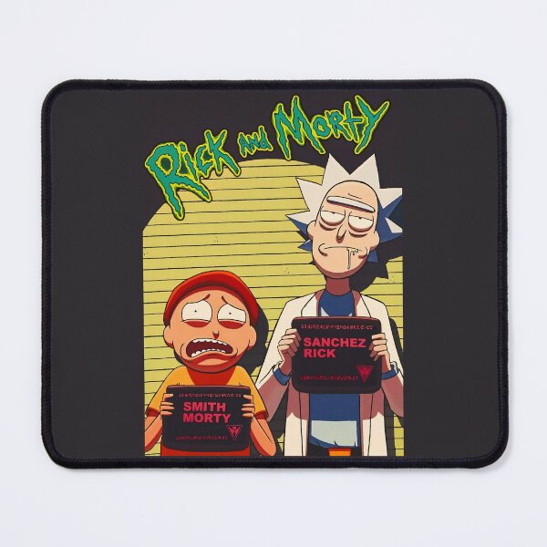 Item preview, Rick and Morty Mugshot Funny Cartoon Poster Design designed and sold by PosterFuel.