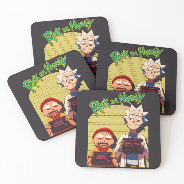 Item preview, Rick and Morty Mugshot Funny Cartoon Poster Design designed and sold by PosterFuel.