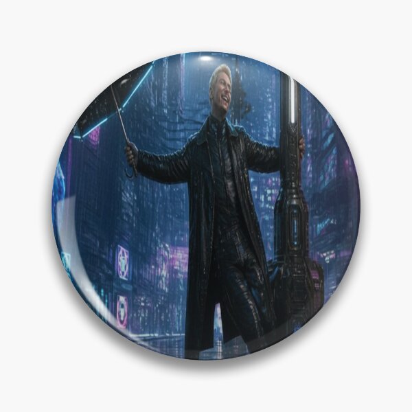 Item preview, Singing in the Cyberpunk Rain JMAVILA ART designed and sold by Mavila Forge.