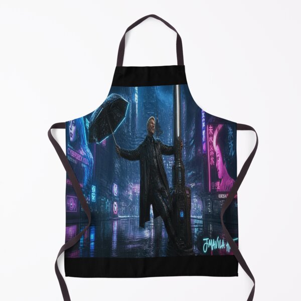 Item preview, Singing in the Cyberpunk Rain JMAVILA ART designed and sold by Mavila Forge.