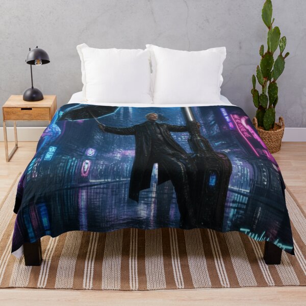Item preview, Singing in the Cyberpunk Rain JMAVILA ART designed and sold by Mavila Forge.
