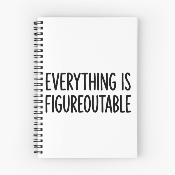 Item preview, Everything Is Figureoutable Cute Motivational Typography designed and sold by raedattia.