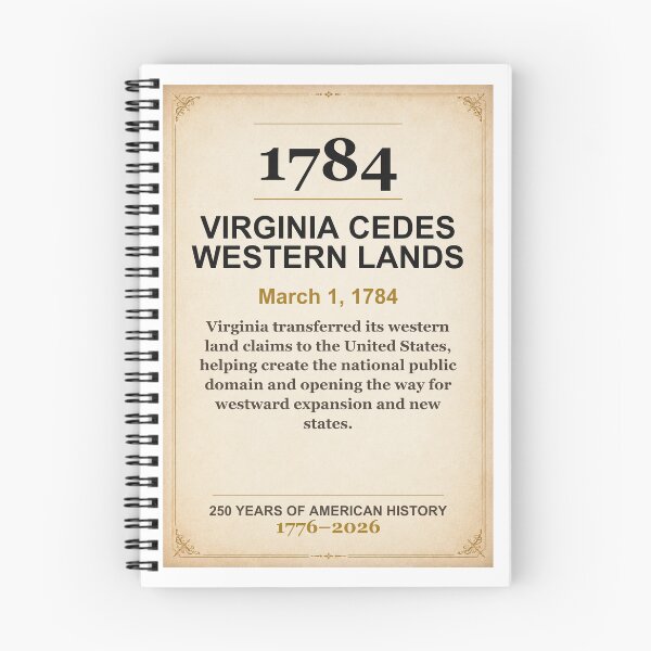 Item preview, America 250 | Virginia Cedes Western Lands | 1784 designed and sold by ariksworld.
