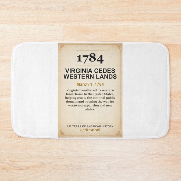 Item preview, America 250 | Virginia Cedes Western Lands | 1784 designed and sold by ariksworld.