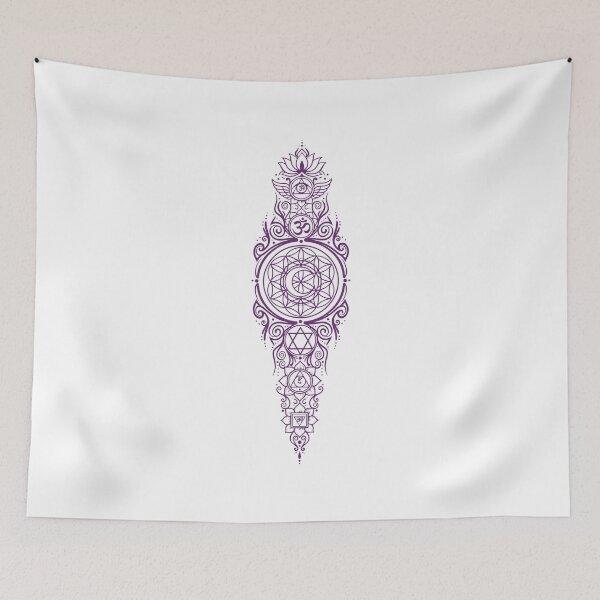 Item preview, Spirituality Meditation Sacred Geometry Lotus designed and sold by LuminOrb.