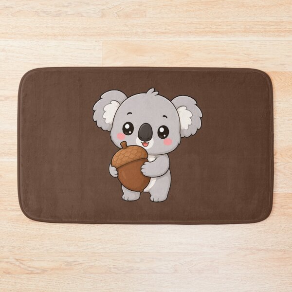 Item preview, Cute Koala Holding Acorn Kawaii Autumn Forest Illustration designed and sold by Seculinator.