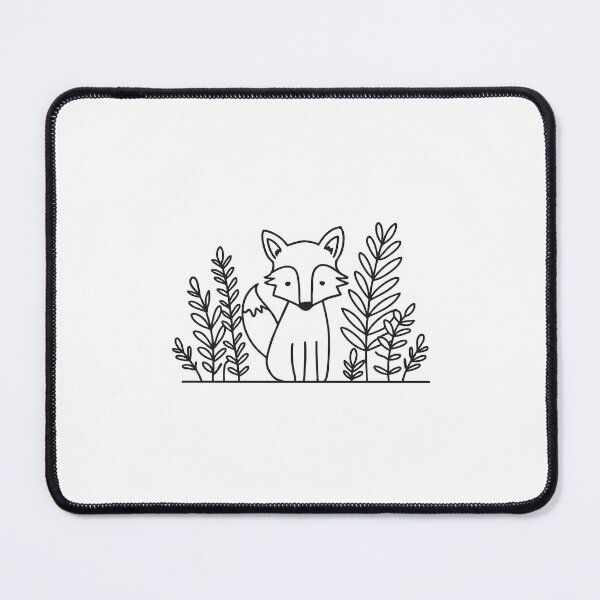 Item preview, A small fox hiding behind dense foliage designed and sold by rasagamastore.
