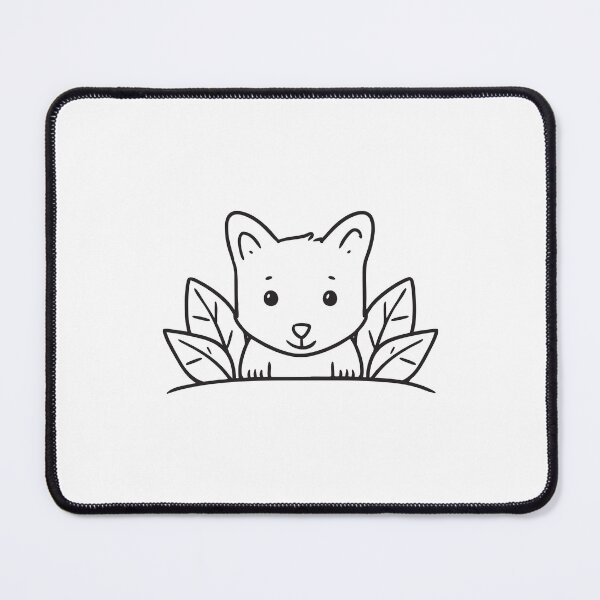 Item preview, Little Fox Behind Thick Leaves designed and sold by rasagamastore.
