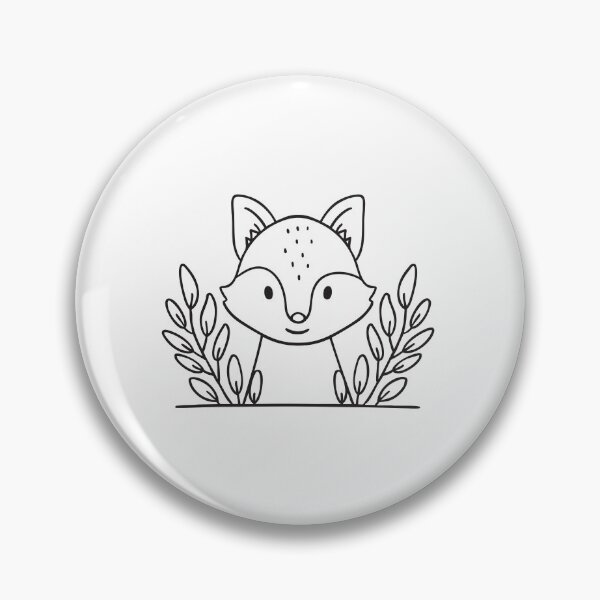 Item preview, Fox Peeking from Heavy Brush designed and sold by rasagamastore.