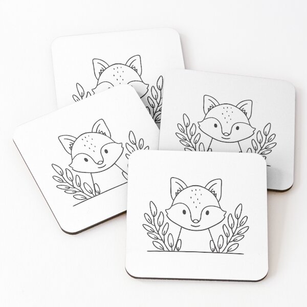 Item preview, Fox Peeking from Heavy Brush designed and sold by rasagamastore.