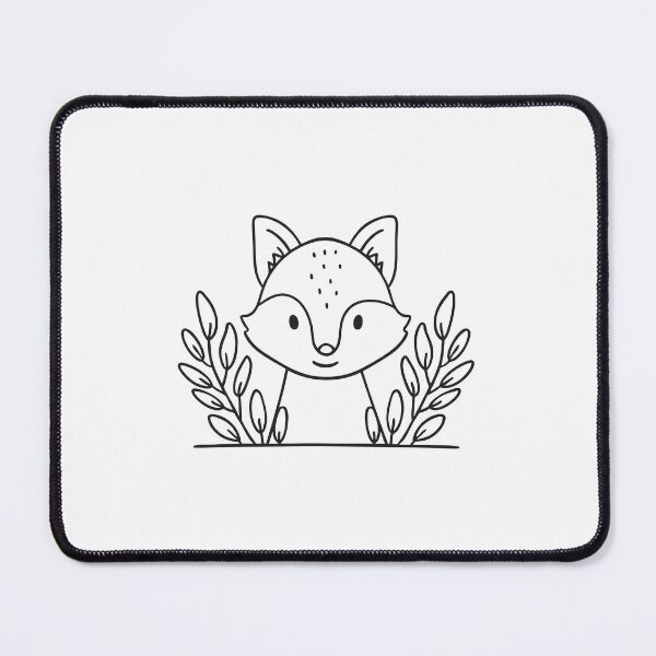 Item preview, Fox Peeking from Heavy Brush designed and sold by rasagamastore.