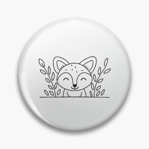 Item preview, Small Fox Emerging from Plants designed and sold by rasagamastore.