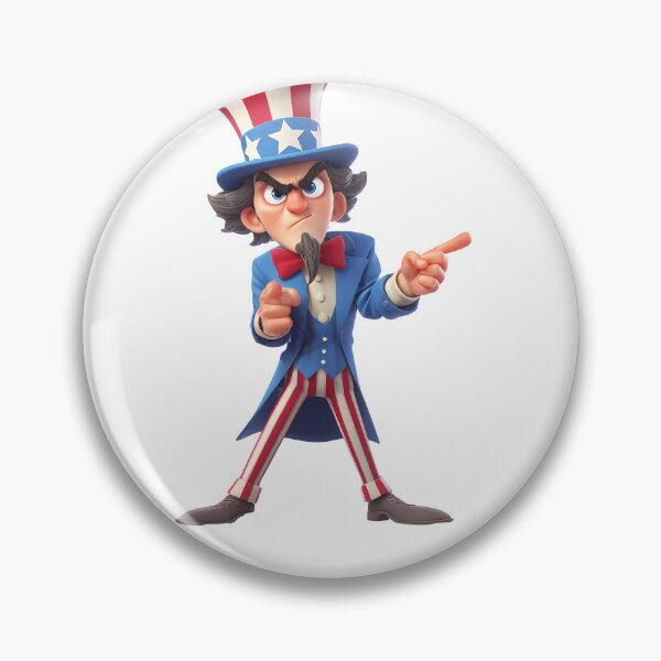 Item preview, Patriotic American Uncle Sam Cartoon designed and sold by Kaderyoss.