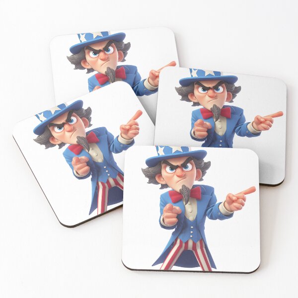 Item preview, Patriotic American Uncle Sam Cartoon designed and sold by Kaderyoss.