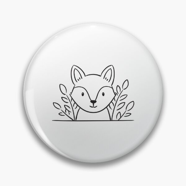 Item preview, Small Fox in Forest Undergrowth designed and sold by rasagamastore.