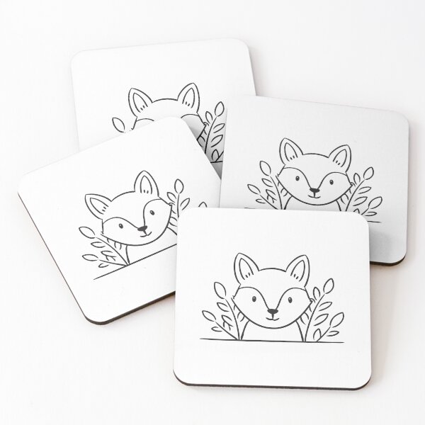Item preview, Small Fox in Forest Undergrowth designed and sold by rasagamastore.