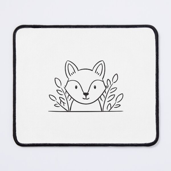 Item preview, Small Fox in Forest Undergrowth designed and sold by rasagamastore.