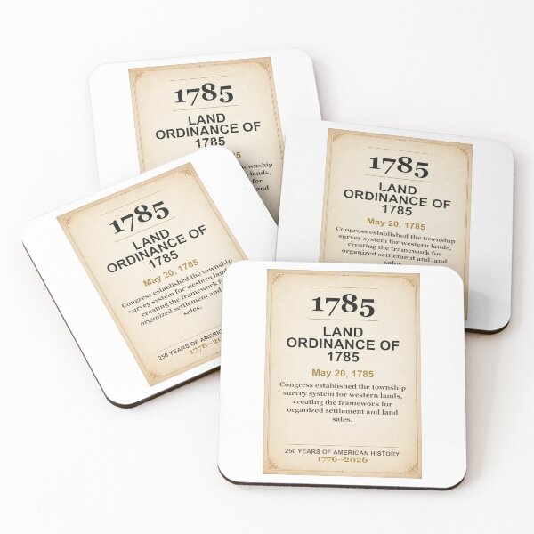 Item preview, America 250 | Land Ordinance of 1785 | 1785 designed and sold by ariksworld.