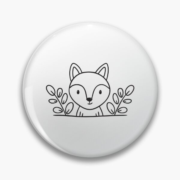 Item preview, Fox Emerging from Leafy Underbrush designed and sold by rasagamastore.