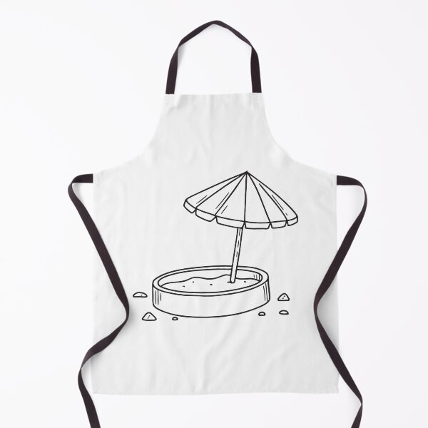 Item preview, Tilted Umbrella Table Beside Sandbox designed and sold by rasagamastore.
