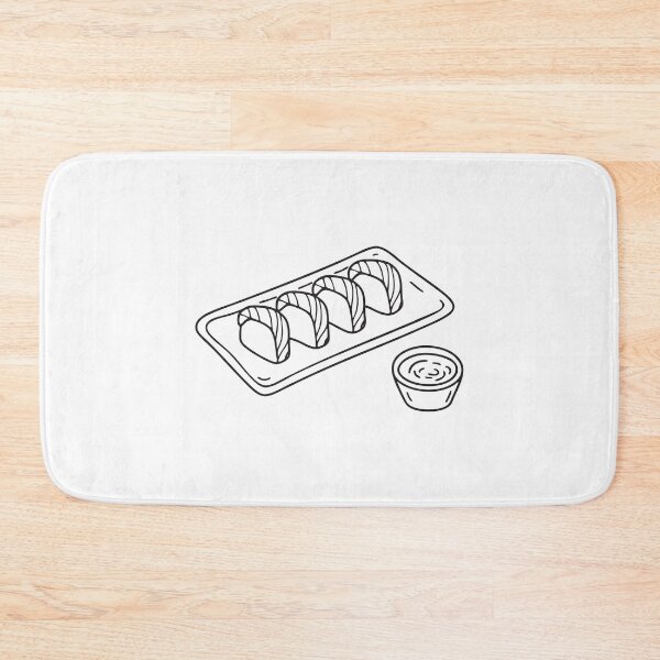 Item preview, Rollitos de anguila junto a un envoltorio de wasabi designed and sold by rasagamastore.