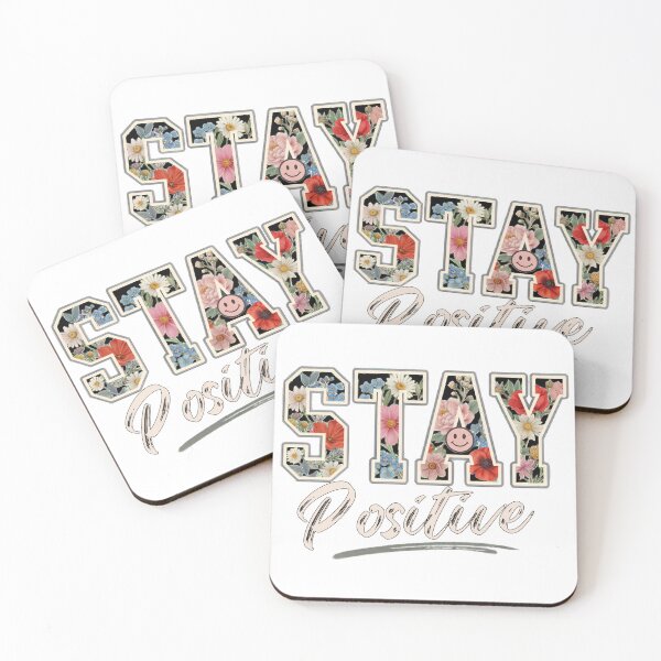 Item preview, Stay Positive Floral Varsity Typography | Retro Flower Smile Aesthetic Graphic Tee designed and sold by designerTurker.