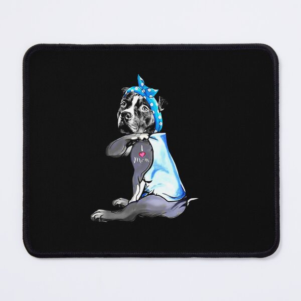Item preview, I Love Mom Tattoo Pitbull Dog Lover Women Gift Pitbull Mom designed and sold by Kaysmith233.