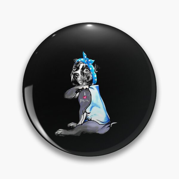 Item preview, I Love Mom Tattoo Pitbull Dog Lover Women Gift Pitbull Mom designed and sold by Kaysmith233.