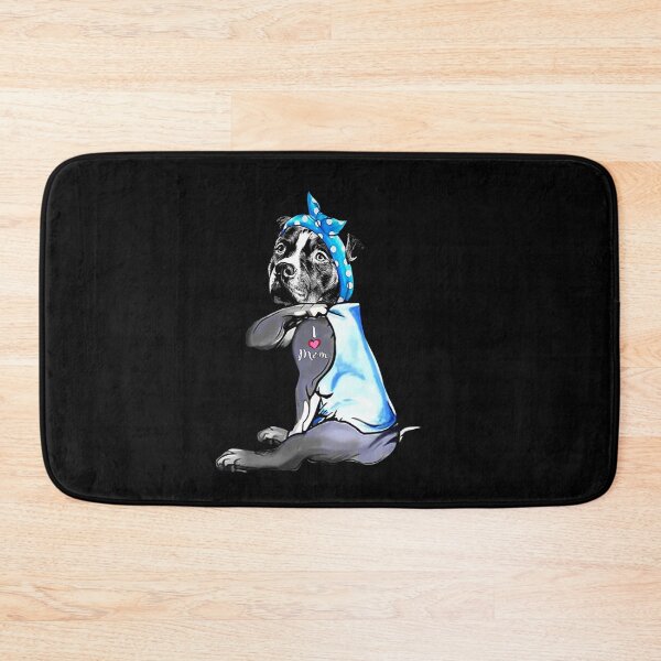 Item preview, I Love Mom Tattoo Pitbull Dog Lover Women Gift Pitbull Mom designed and sold by Kaysmith233.