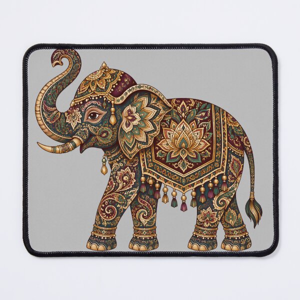 Item preview, Mandala Elephant — Boho Henna Art Sticker designed and sold by NUFADE.