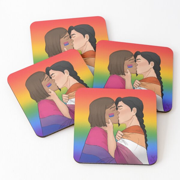Item preview, Korvira Korra Kuvira kiss  designed and sold by Theratkingart.