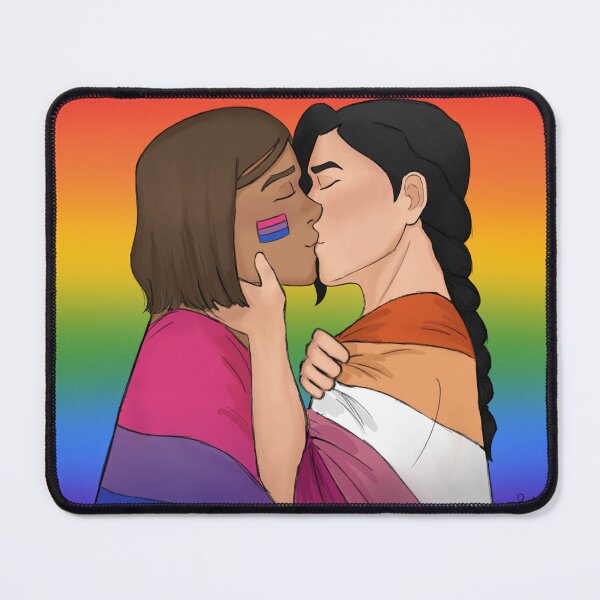 Item preview, Korvira Korra Kuvira kiss designed and sold by Theratkingart.