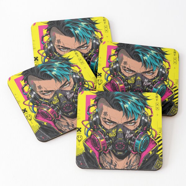 Item preview, Neon Rebellion – Cyberpunk Street Warrior designed and sold by Sticleg.