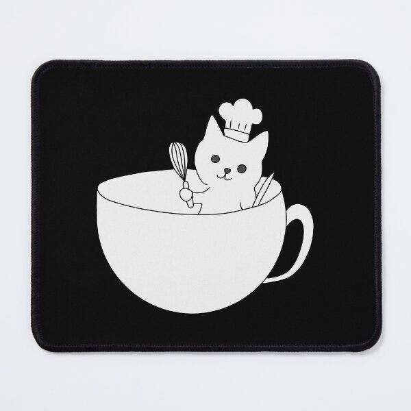Item preview, Cat barista kitchen art designed and sold by LeshanArt.